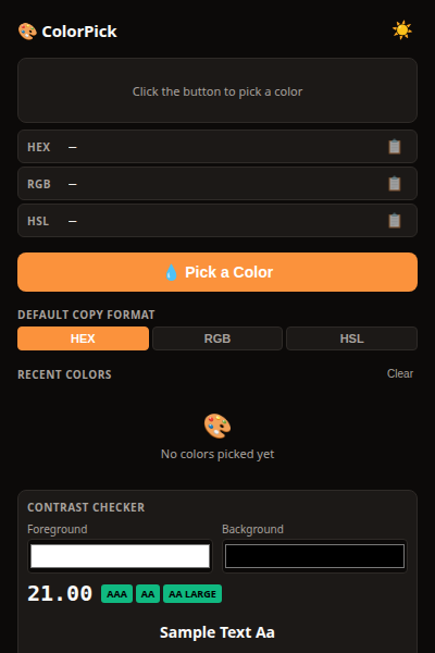 ColorPick screenshot 1