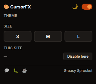 CursorFX screenshot 1