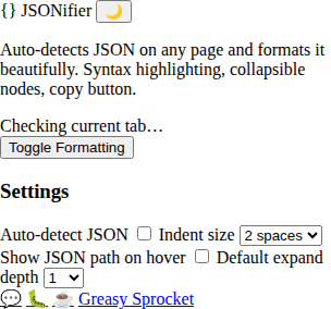 JSONifier screenshot 1