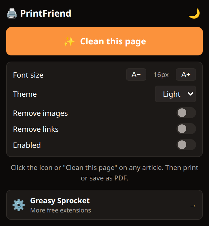 PrintFriend screenshot 1