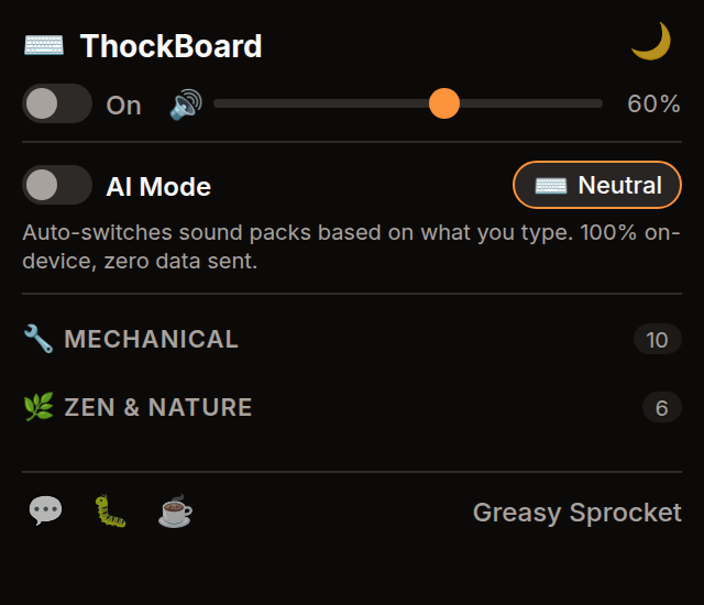 ThockBoard captura 1